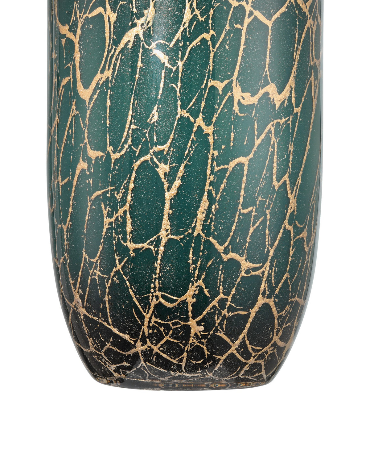 Currey and Company - 1200-0990 - Vase - Vitry Green & Gold Vase - Green / Gold