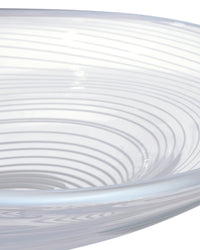 Currey and Company - 1200-0991 - Bowl - Bonaventure - White/Clear