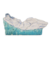 Currey and Company - 1200-0996 - Object - Reclining Nude - Blue/Off-White