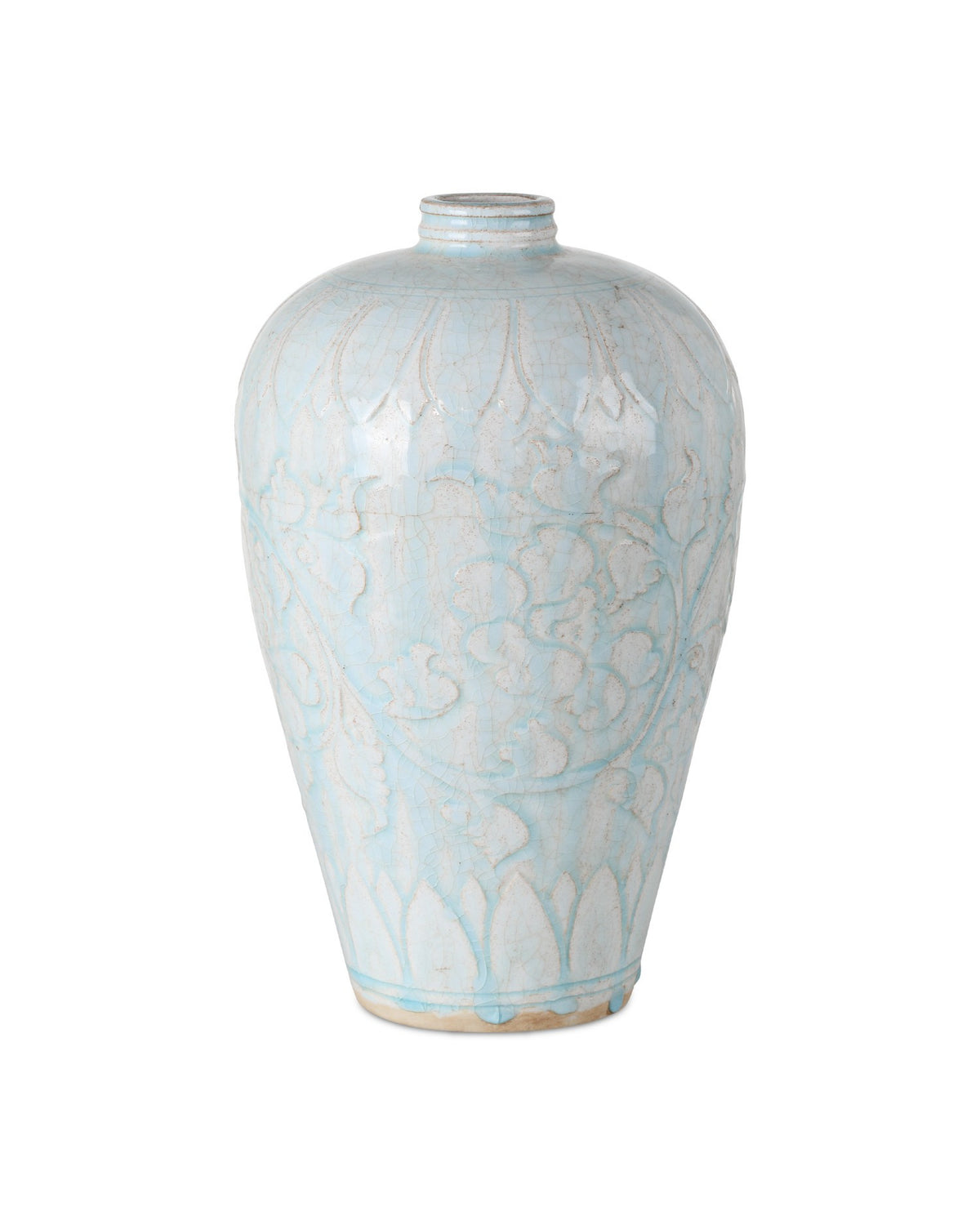 Currey and Company - 1200-1002 - Vase - Nanjing Light Blue Vases Set of 2 - Light Blue