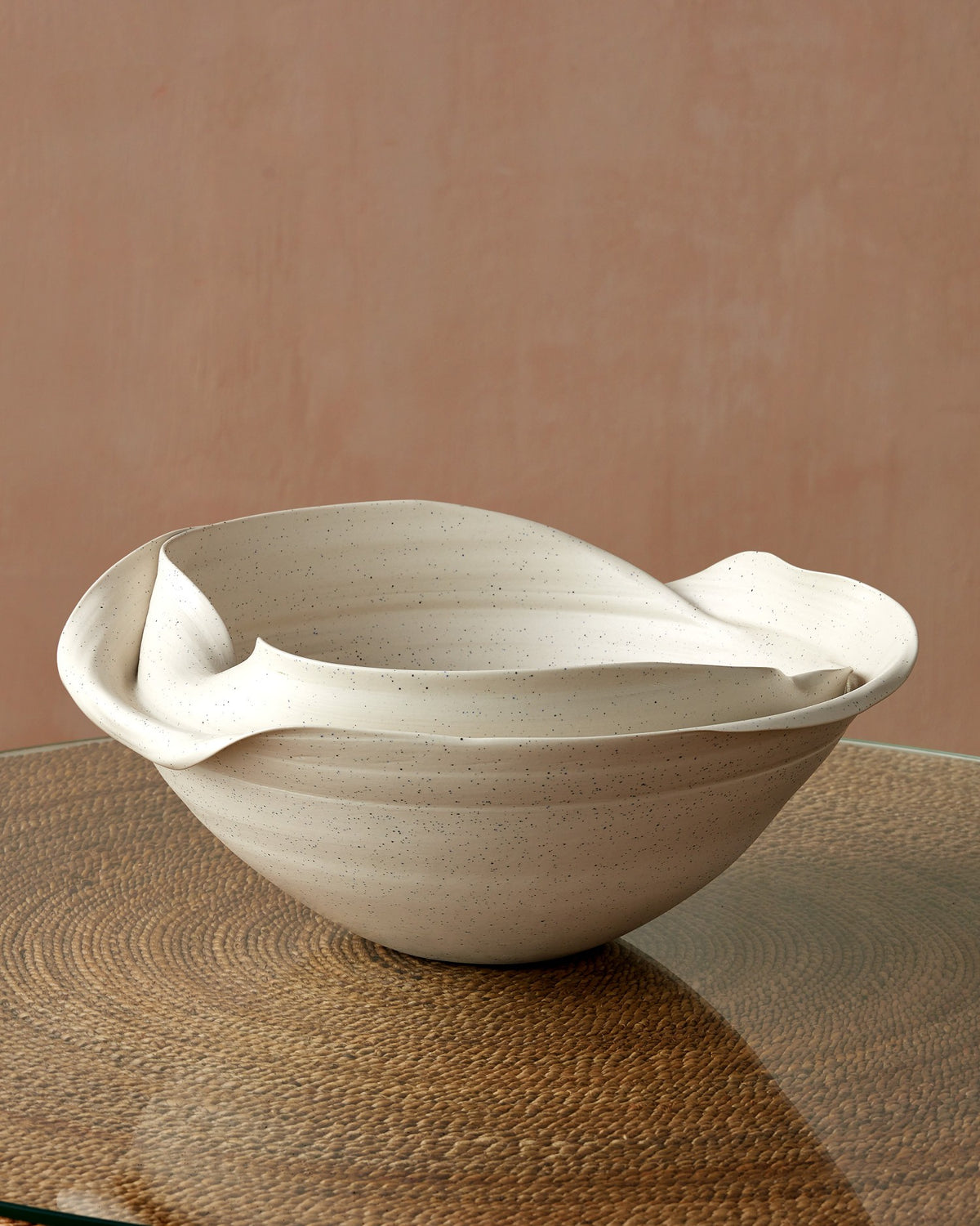 Currey and Company - 1200-1007 - Bowl - Grandeur - Eggshell
