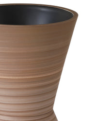 Currey and Company - 1200-1008 - Vase - Happy 80's - Brown / Light Blue
