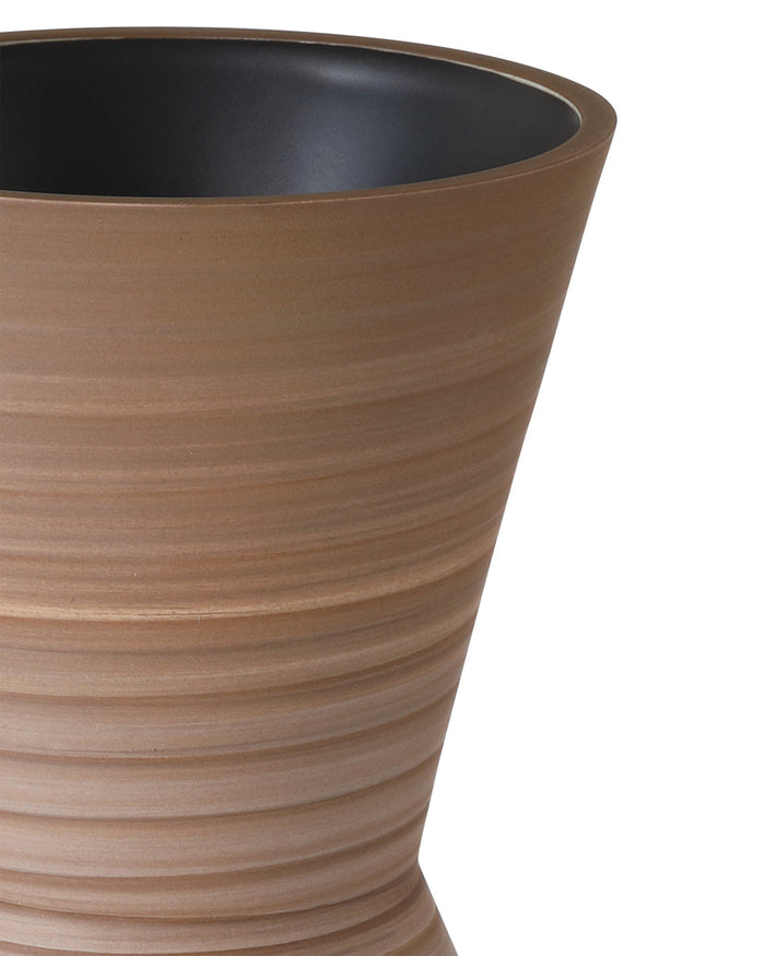 Currey and Company - 1200-1008 - Vase - Happy 80's - Brown/Light Blue