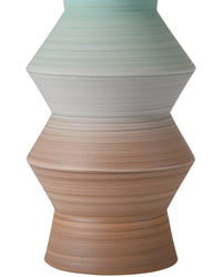 Currey and Company - 1200-1008 - Vase - Happy 80's - Brown / Light Blue