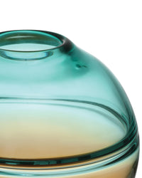 Currey and Company - 1200-1011 - Vase - Tapio Vase Set of 3 - Aqua Blue / Amber / Green