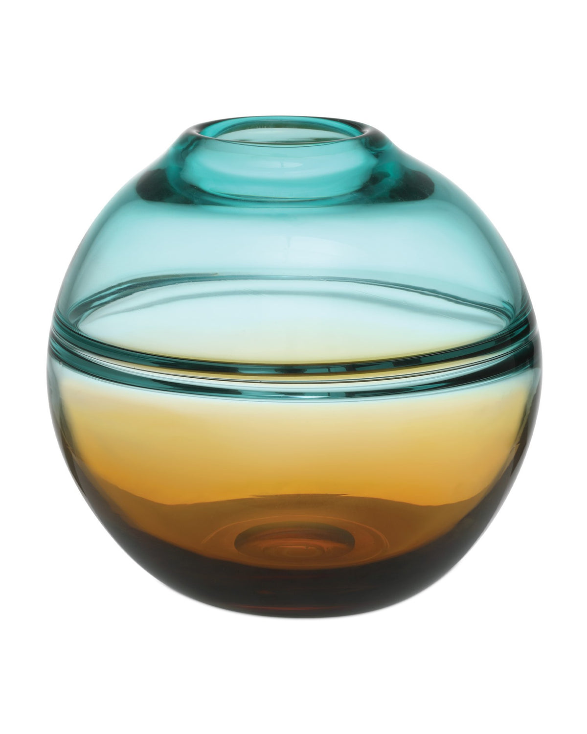 Currey and Company - 1200-1011 - Vase - Tapio Vase Set of 3 - Aqua Blue / Amber / Green