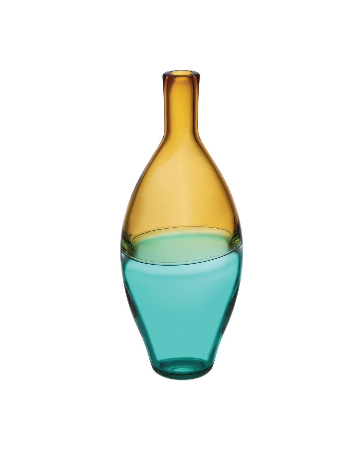 Currey and Company - 1200-1011 - Vase - Tapio Vase Set of 3 - Aqua Blue / Amber / Green