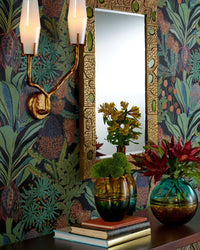 Currey and Company - 1200-1011 - Vase - Tapio Vase Set of 3 - Aqua Blue / Amber / Green