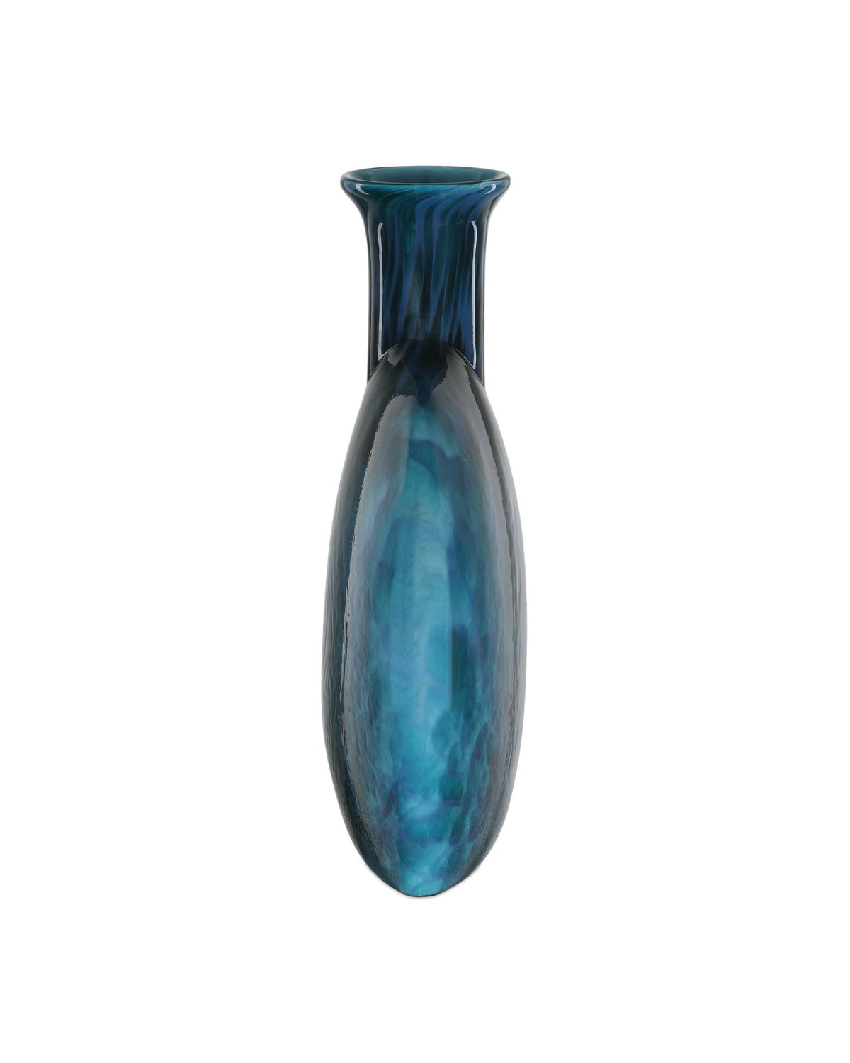 Currey and Company - 1200-1012 - Vase - Pavonini - Blue