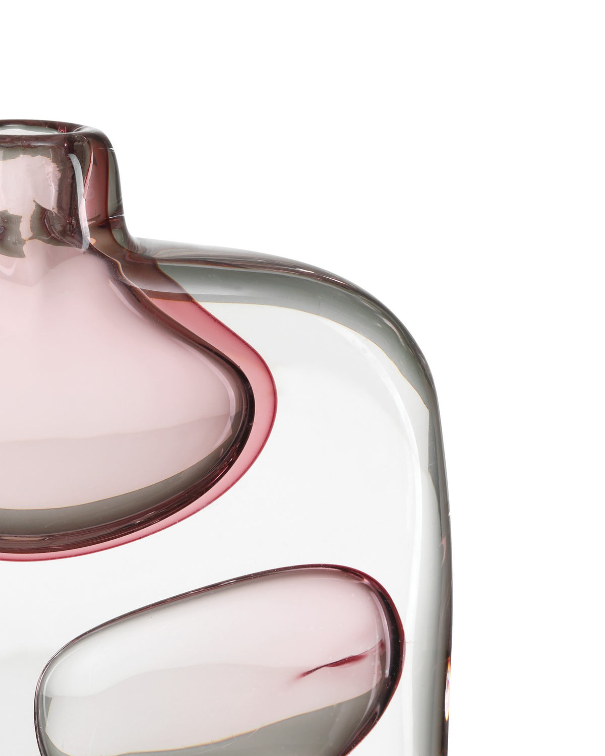 Currey and Company - 1200-1016 - Vase - Vicolino - Clear / Purple