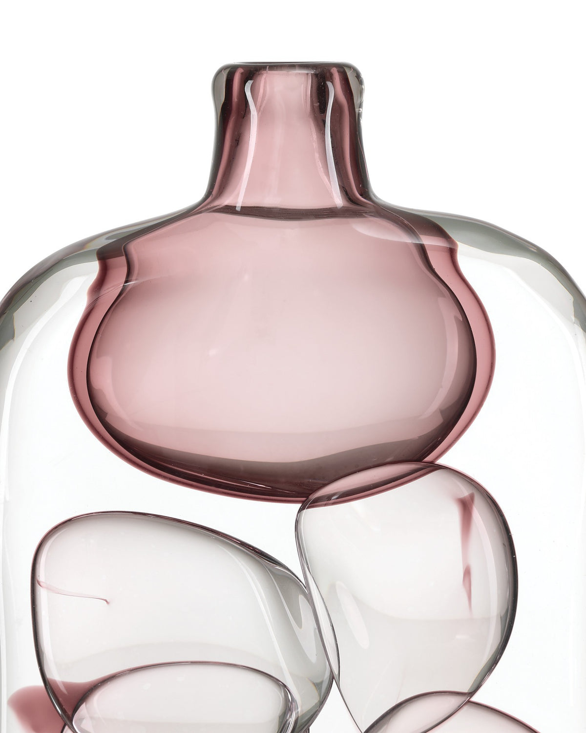 Currey and Company - 1200-1017 - Vase - Vicolino - Clear / Purple