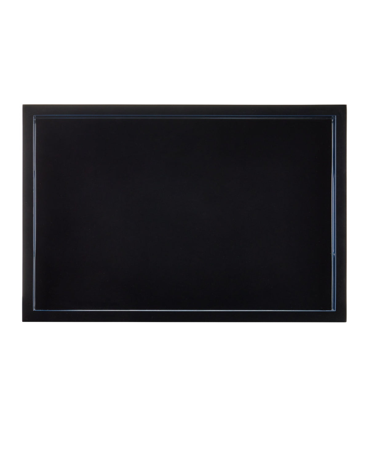 Currey and Company - 1200-1018 - Tray Set of 2 - Lacquer - Navy / Black