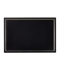 Currey and Company - 1200-1019 - Tray Set of 2 - Lacquer - Ivory / Black