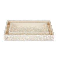 Currey and Company - 1200-1020 - Tray Set of 2 - Gerri Dot - Natural