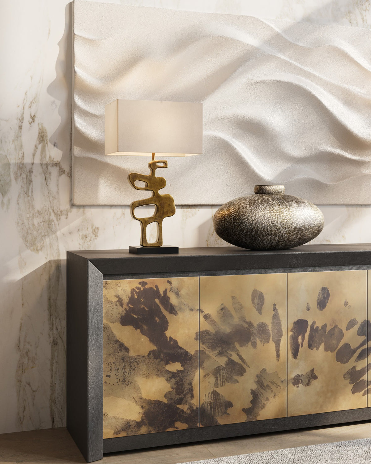 Currey and Company - 1200-1029 - Vase - Brigadier - Verdigris