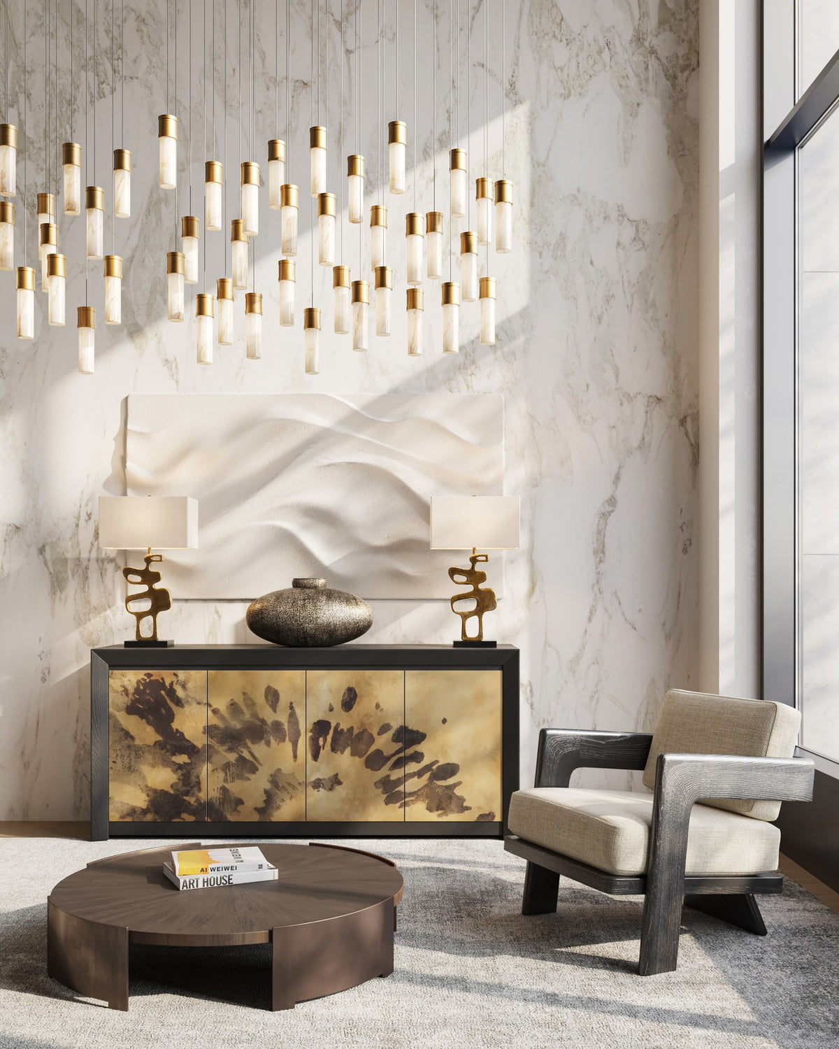 Currey and Company - 1200-1029 - Vase - Brigadier - Verdigris