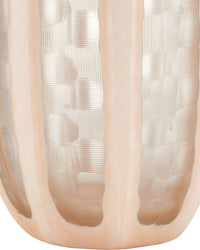 Currey and Company - 1200-1031 - Vase - Merletto Glass Vase Set of 3 - Blush / Clear