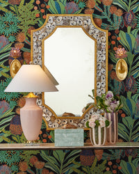 Currey and Company - 1200-1031 - Vase - Merletto Glass Vase Set of 3 - Blush / Clear