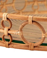 Currey and Company - 1200-1041 - Tray - Tegal - Natural / Clear