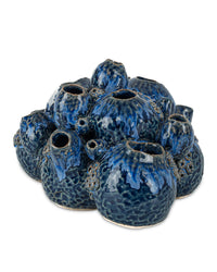 Currey and Company - 1200-1046 - Sculpture - Sulawasi - Reactive Dark Blue
