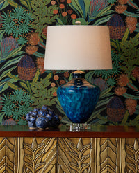 Currey and Company - 1200-1046 - Sculpture - Sulawasi - Reactive Dark Blue