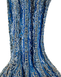 Currey and Company - 1200-1048 - Vase - Folios Vase - Reactive Dark Blue