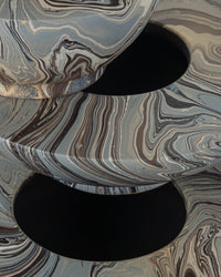 Currey and Company - 1200-1049 - Box Set of 3 - Marbleized - Marbleized Gray