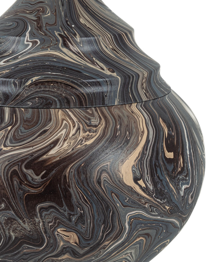 Currey and Company - 1200-1051 - Box - Marbleized - Marbleized Brown