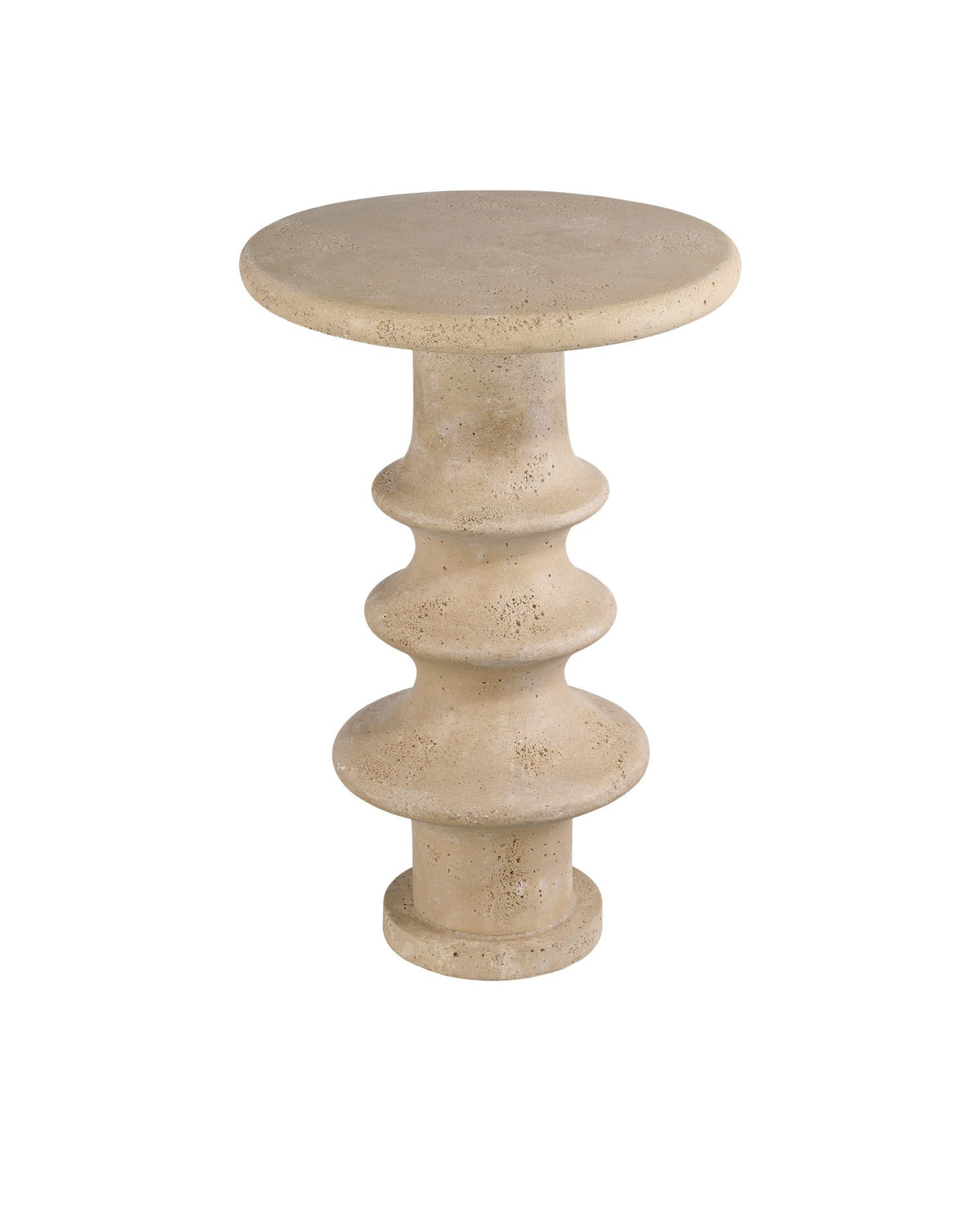 Currey and Company - 3000-0321 - Accent Table - Rollins Accent Table - Beige