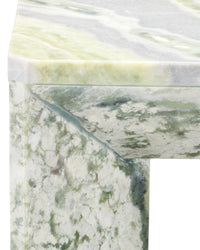 Currey and Company - 3000-0326 - Accent Table - Minerale Green Onyx Accent Table - Natural