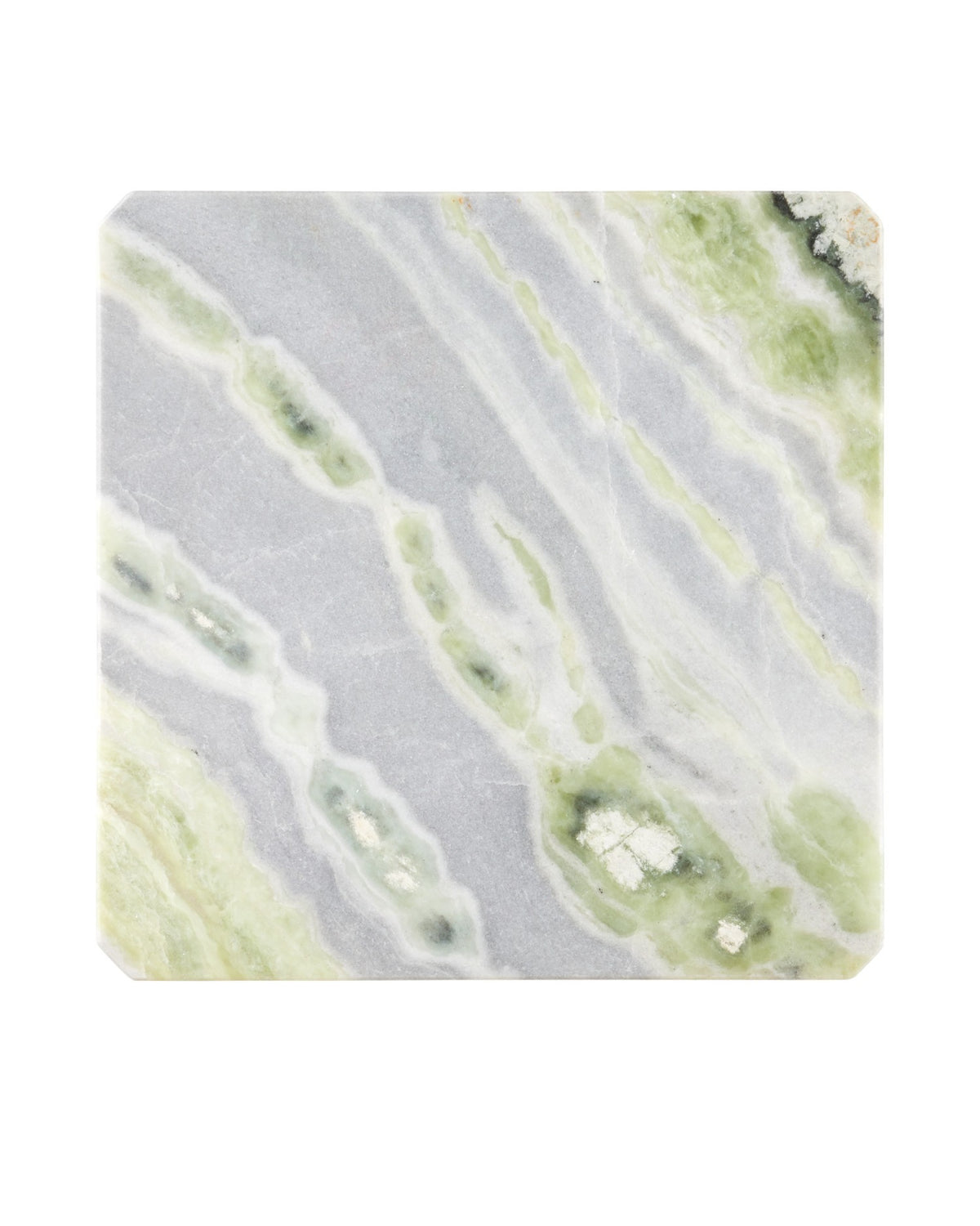 Currey and Company - 3000-0326 - Accent Table - Minerale Green Onyx Accent Table - Natural