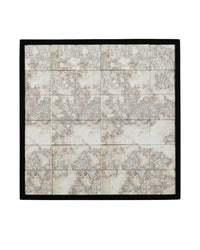 Currey and Company - 3000-0329 - Pedestal - Mosaico - Ebony / Antique Mirror