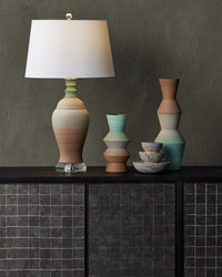 Currey and Company - 3000-0330 - Credenza - Mosaico - Ebony / Antique Mirror