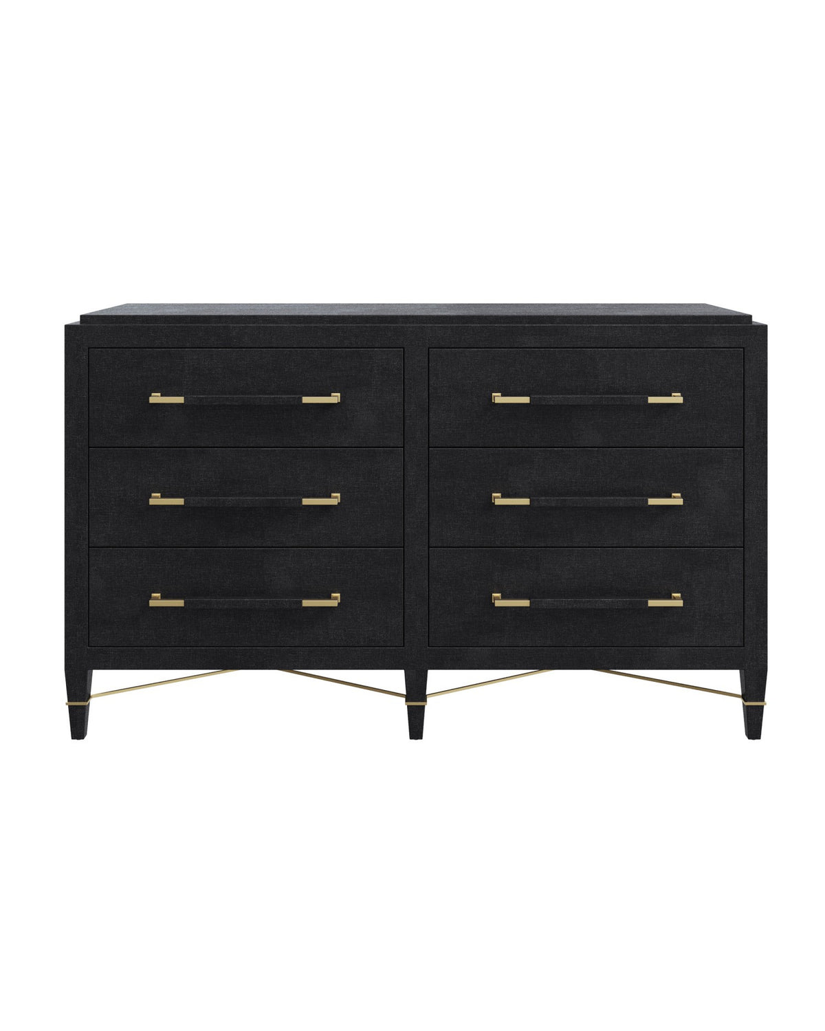 Currey and Company - 3000-0332 - Chest - Verona - Black / Natural / Champagne / Silver