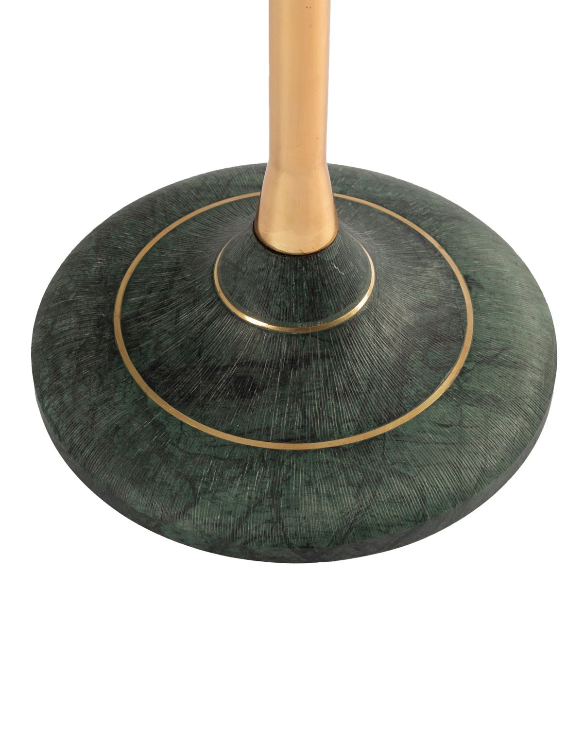 Currey and Company - 4000-0222 - Accent Table - Roselle Stone Inlay Accent Table - Natural / Brass