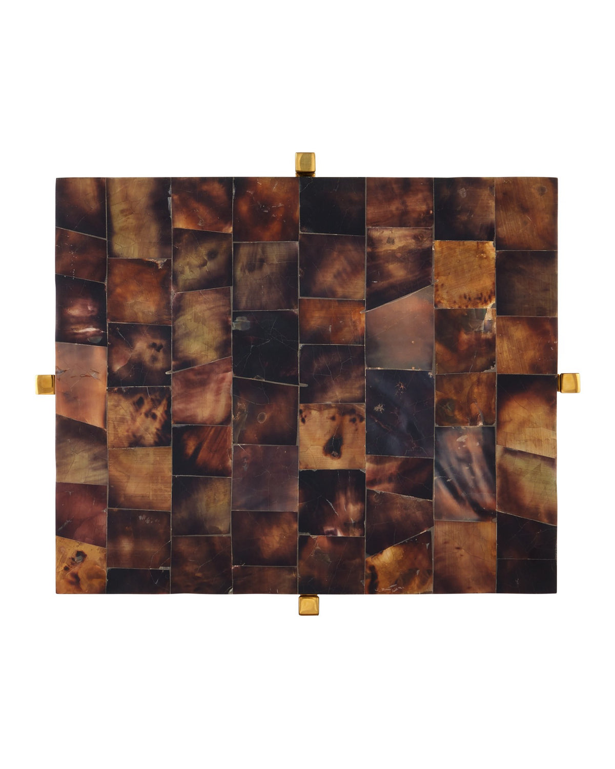 Currey and Company - 4000-0226 - Accent Table - Casey - Natural / Brass