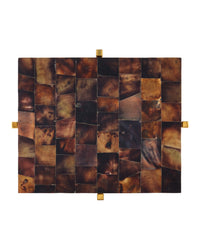 Currey and Company - 4000-0226 - Accent Table - Casey - Natural / Brass