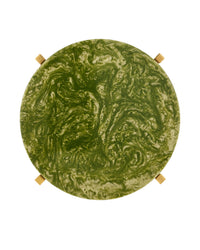 Currey and Company - 4000-0228 - Drinks Table - Rina - Green / Brass