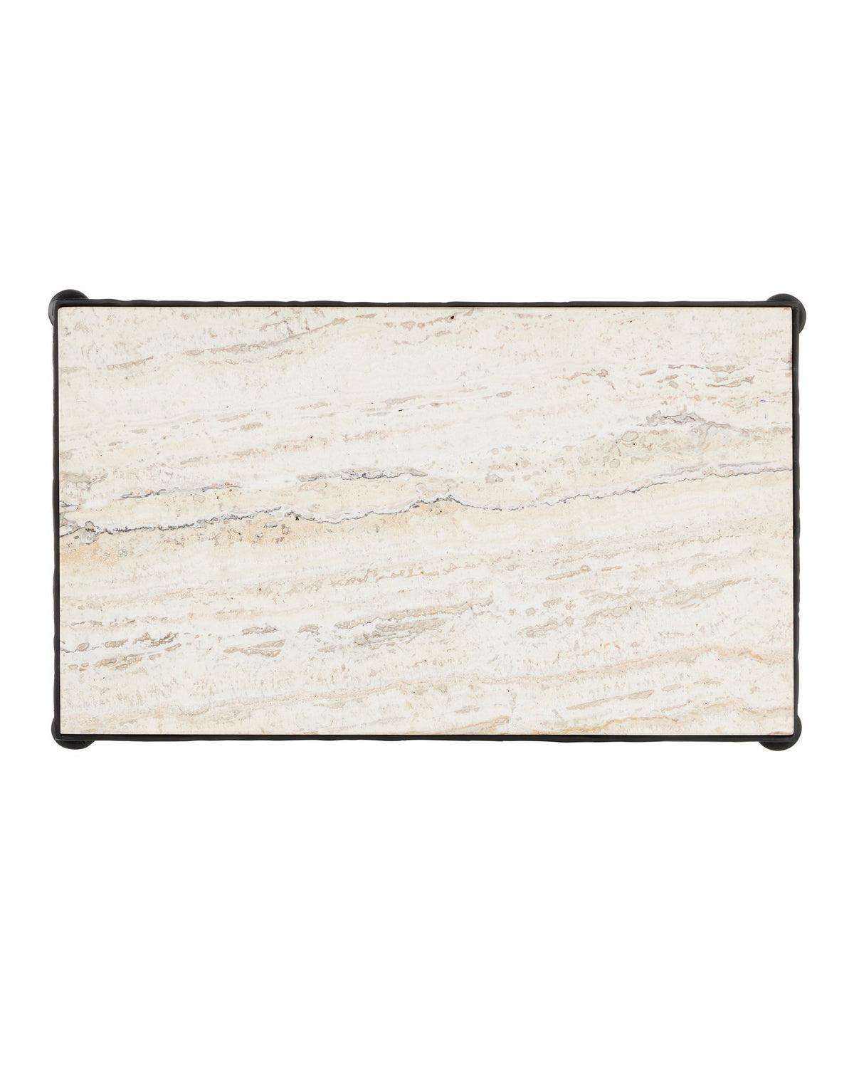 Currey and Company - 4000-0243 - Side Table - Agora - Natural / Rustic Bronze