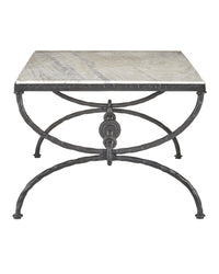 Currey and Company - 4000-0244 - Cocktail Table - Agora - Natural / Rustic Bronze