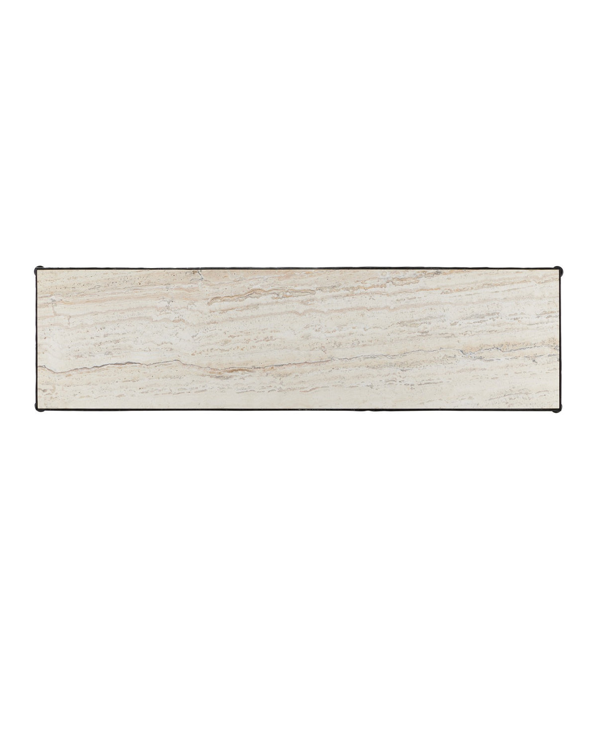 Currey and Company - 4000-0245 - Console Table - Agora - Natural/Rustic Bronze