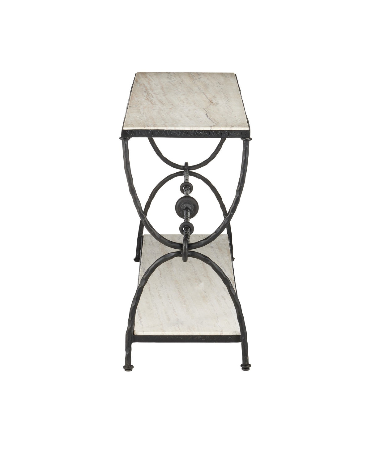 Currey and Company - 4000-0245 - Console Table - Agora - Natural/Rustic Bronze