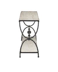 Currey and Company - 4000-0245 - Console Table - Agora - Natural/Rustic Bronze