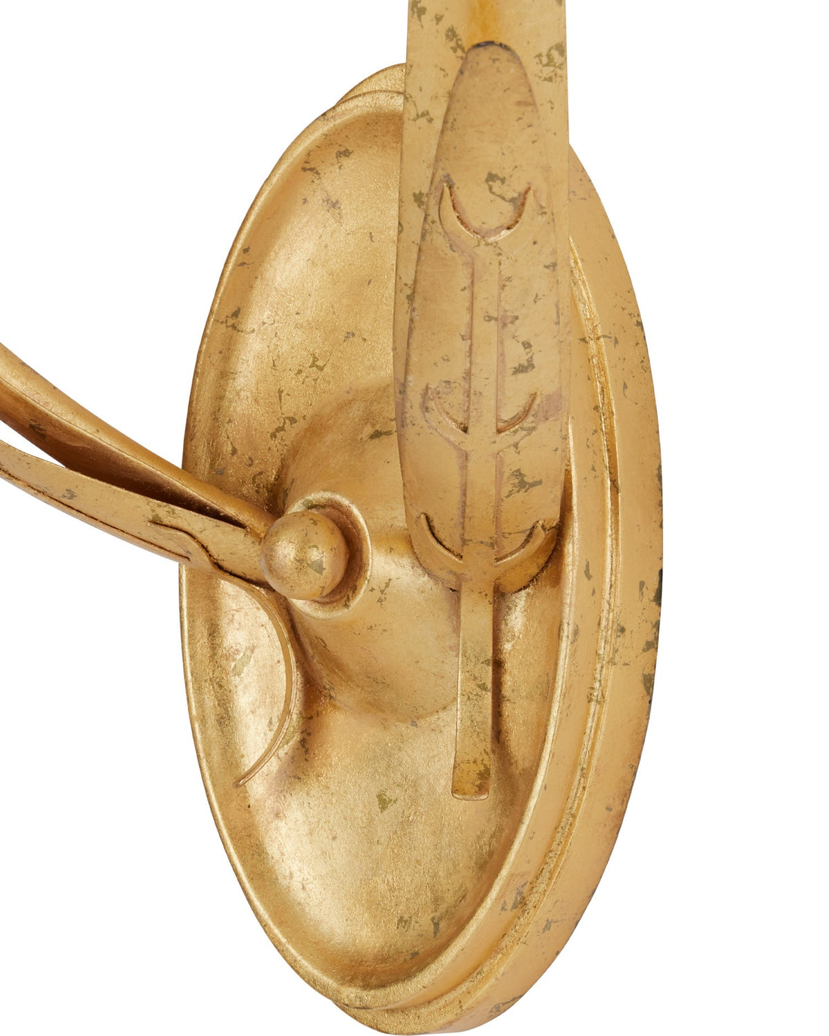 Currey and Company - 5000-0278 - Two Light Wall Sconce - Marilee - Pink / Dutch Gold Leaf