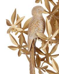 Currey and Company - 5000-0282 - One Light Wall Sconce - Aviary - Swedish Gold