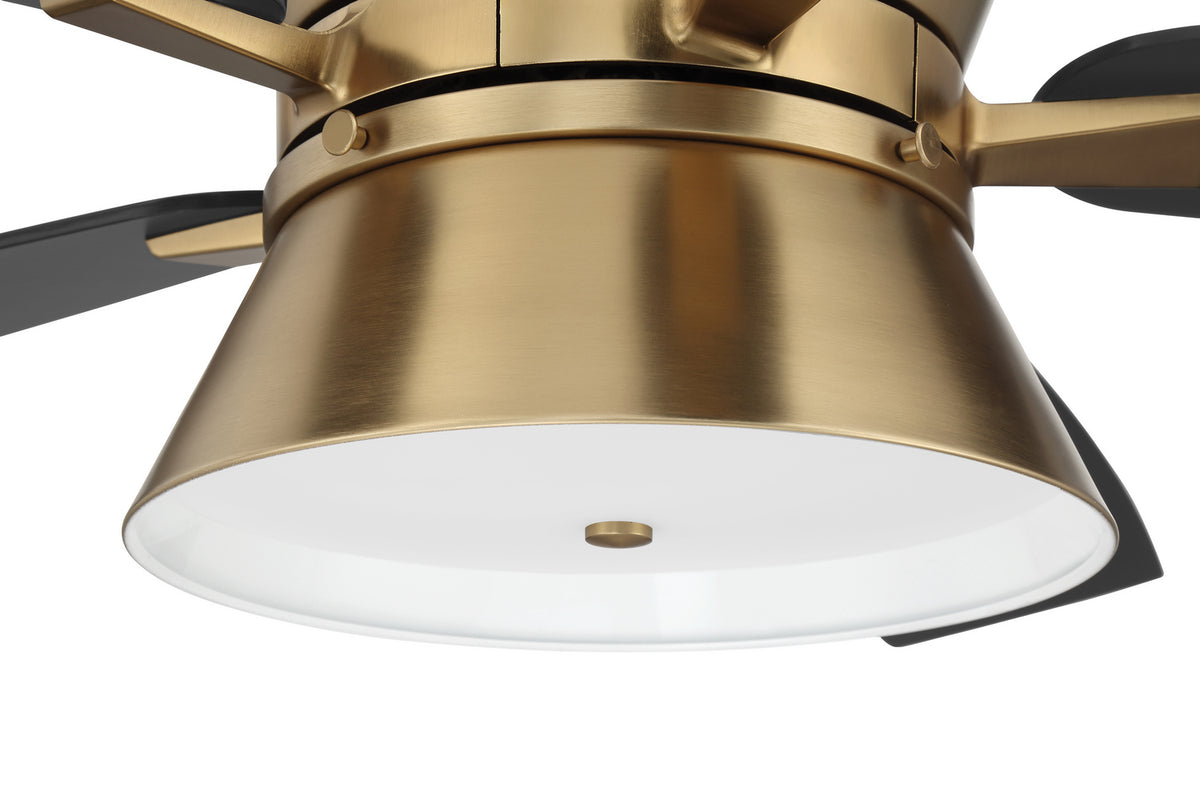 Craftmade - DMK52SB5 - 52" Ceiling Fan - Dominick - Satin Brass