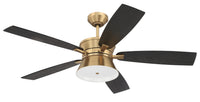 Craftmade - DMK52SB5 - 52" Ceiling Fan - Dominick - Satin Brass