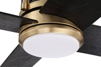 Craftmade - GRG56SBFB4 - 56" Ceiling Fan - Gregory - Satin Brass