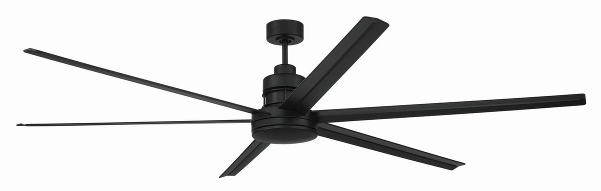Craftmade - MND80FB6 - 80" Ceiling Fan - Mondo 80 Indoor/Outdoor - Flat Black