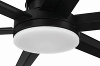 Craftmade - MND80FB6 - 80" Ceiling Fan - Mondo 80 Indoor/Outdoor - Flat Black